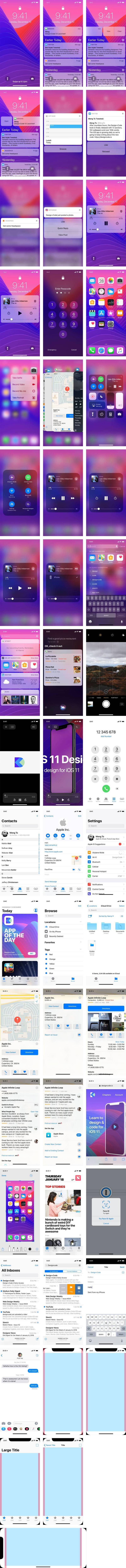 DesignCode iOS 11 GUI