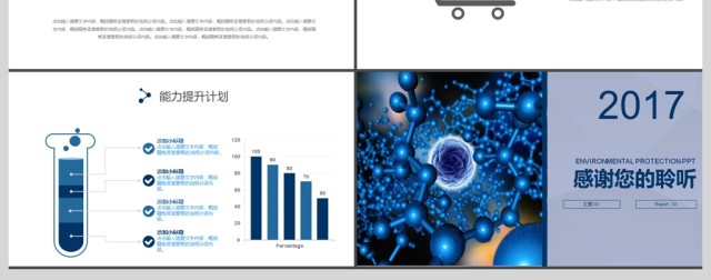 2017年医药研究医学实验动态PPT模板