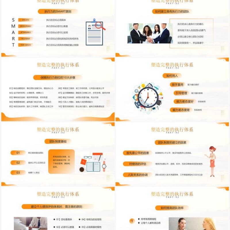 黄色商务风如何管理好一个团队PPT模板