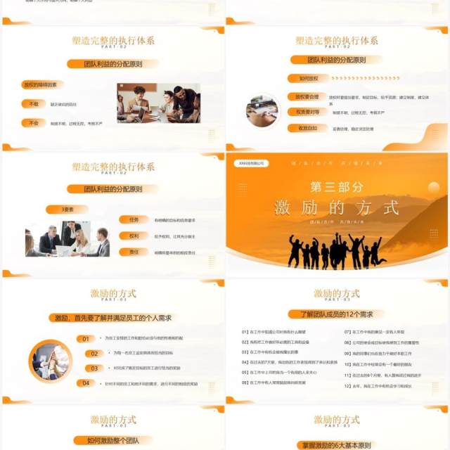 黄色商务风如何管理好一个团队PPT模板 黄色商务风如何管理好一个团队PPT模板