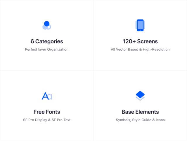 多用途iOS UI套件,超过120个屏幕,Stack UI Kit 多用途iOS UI套件,超过120个屏幕,Stack UI Kit