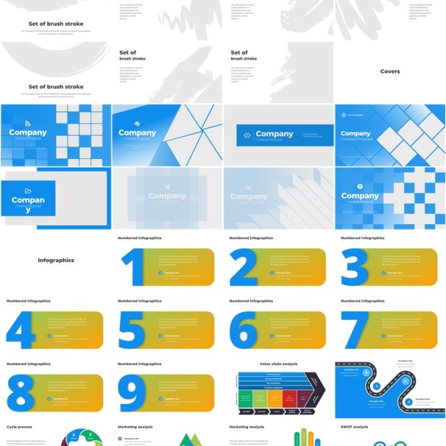 230页公司创意项目提案PPT模板可插图Company Creative Proposal [scheme 7]