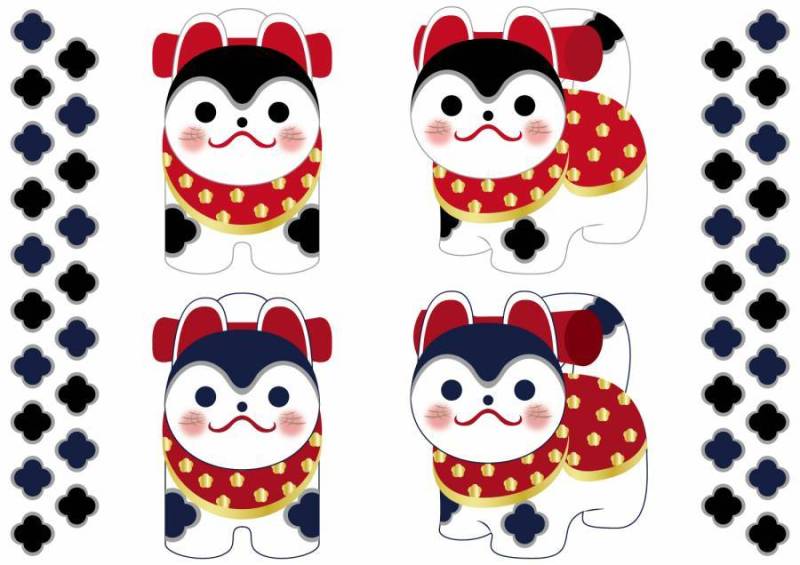 新年贺卡材料_ Dogozuko