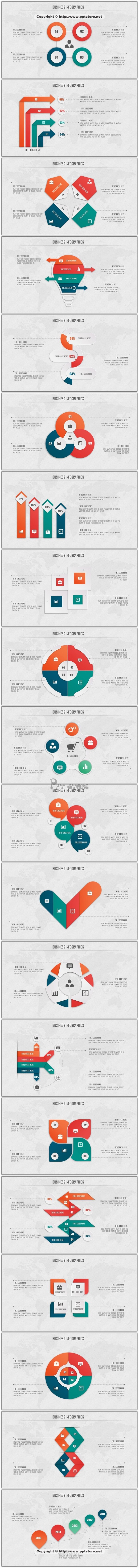 扁平手绘-精致微立体商务版