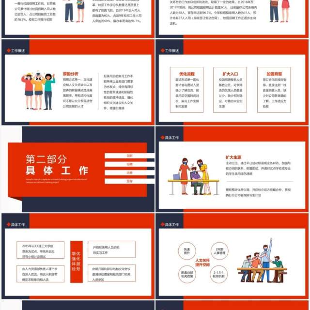 公司校园招聘培养项目介绍校企合作动态PPT模板 公司校园招聘培养项目介绍校企合作动态PPT模板