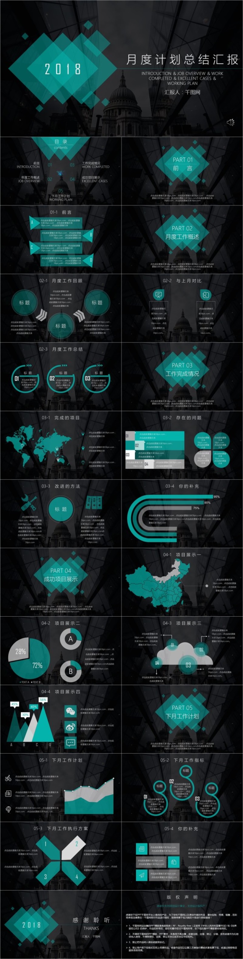 工作总结汇报ppt模板