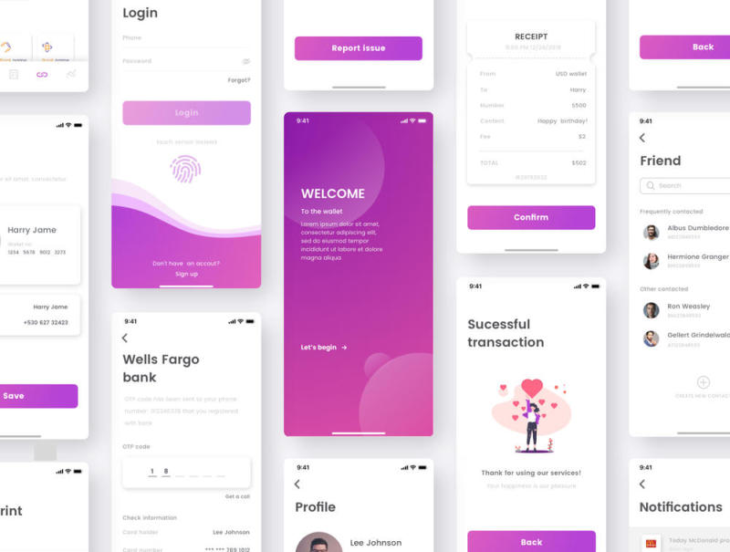 Cen Crypto Wallet App UI套件，Cen Wallet UI套件