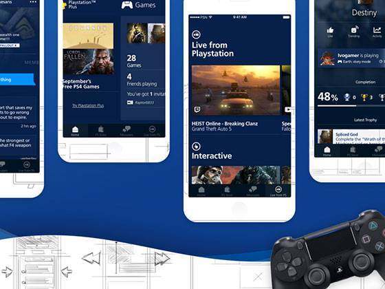 PlayStation 应用重设计界面包 PlayStation 应用重设计界面包