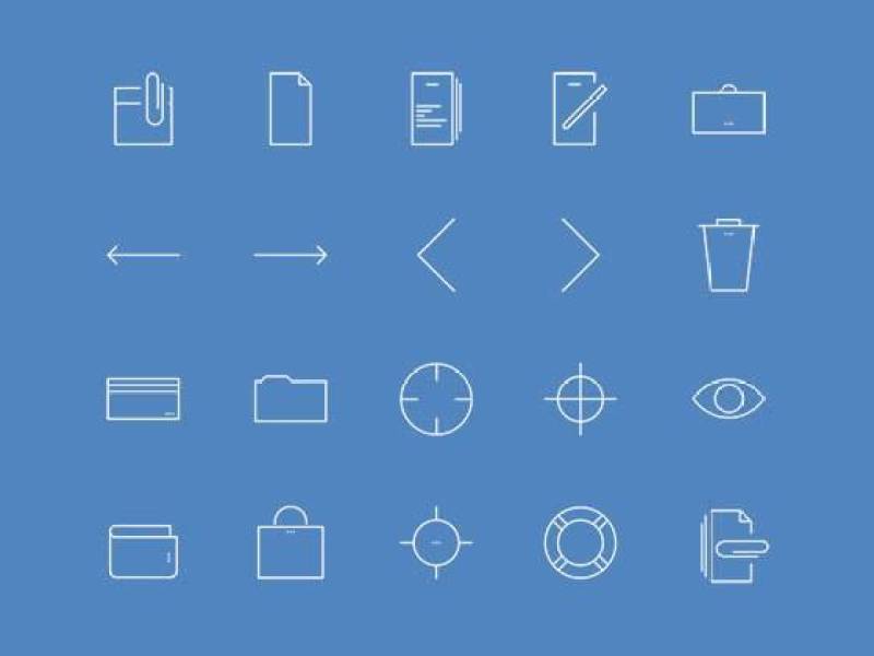 Aircons 细线图标