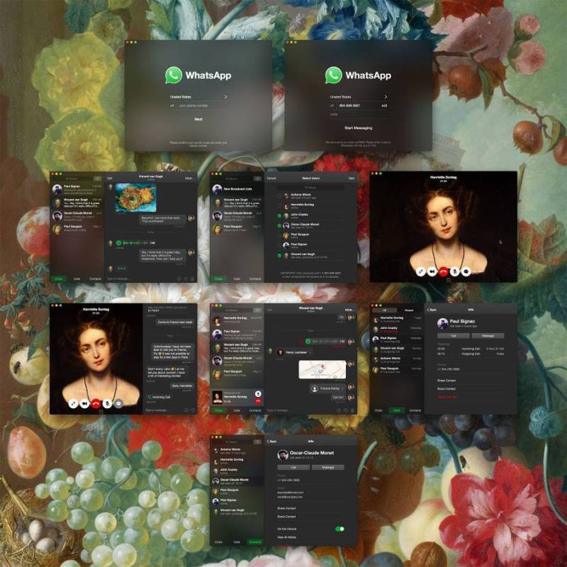 WhatsApp for Mac UI