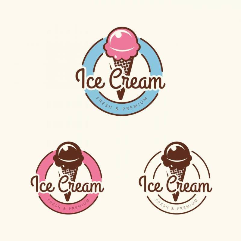 冰淇淋店标志