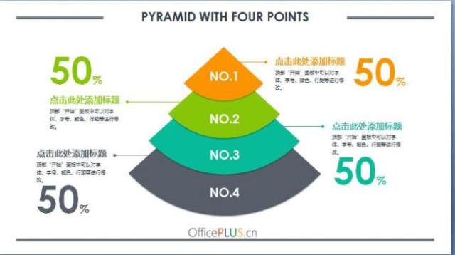 时尚商务PPT图表信息模板