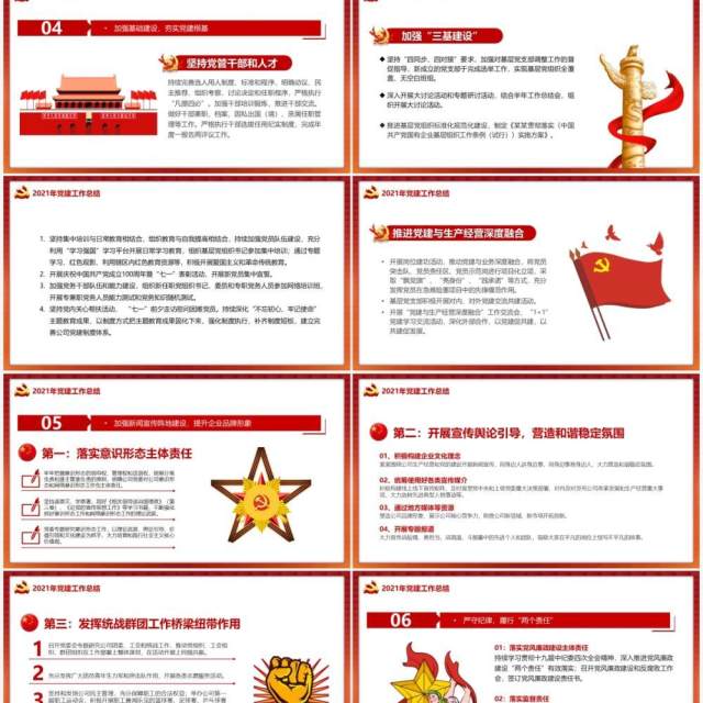 国有企业党委工作总结及计划PPT模板 国有企业党委工作总结及计划PPT模板