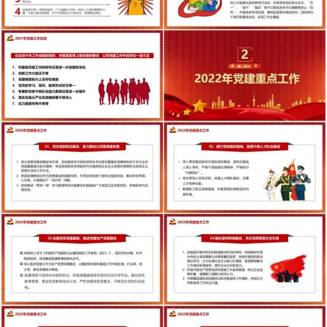 国有企业党委工作总结及计划PPT模板 国有企业党委工作总结及计划PPT模板
