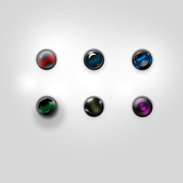 玻璃罩效果psd分层源文件