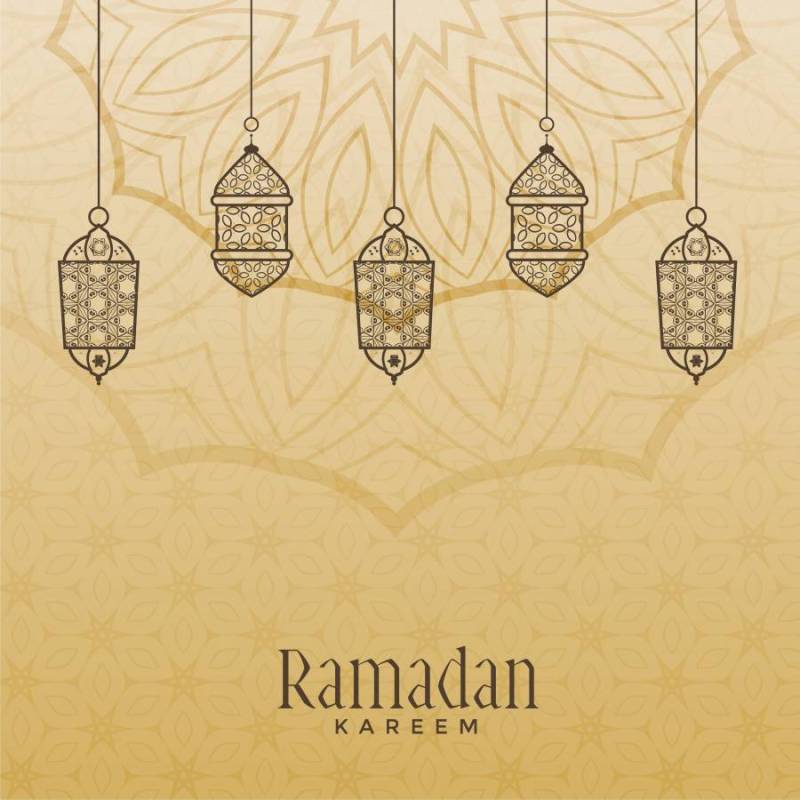 复古风格斋月贾巴尔背景