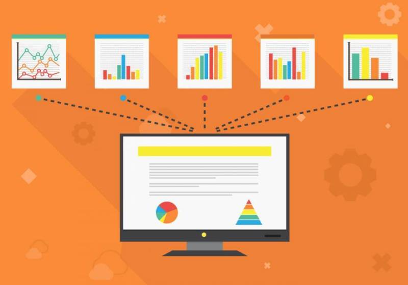 数据可视化背景图