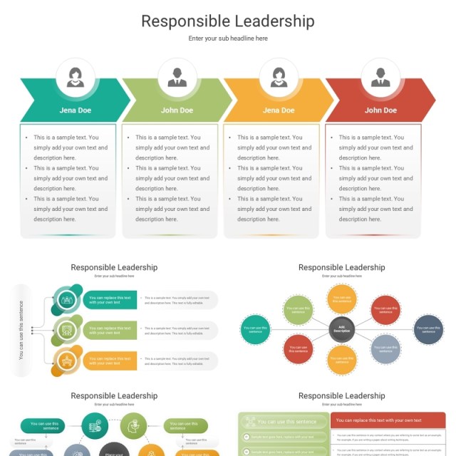责任领导信息图PPT模板Responsible Leadership 责任领导信息图PPT模板Responsible Leadership