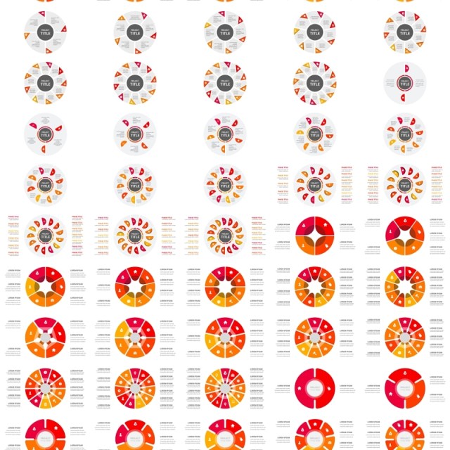 红色循环图圆形信息图PPT模板素材Cycle Infographics 红色循环图圆形信息图PPT模板素材Cycle Infographics