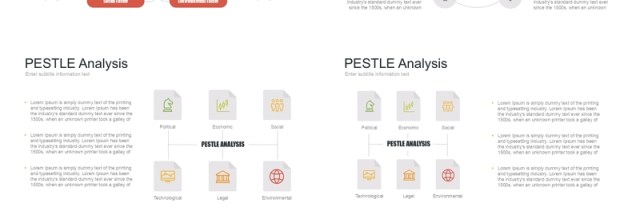 企业战略宏观环境发展趋势分析PPT模板素材PEST colored 企业战略宏观环境发展趋势分析PPT模板素材PEST colored