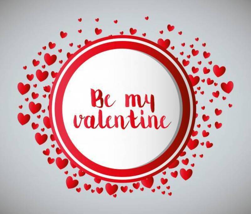 情人节快乐多彩卡