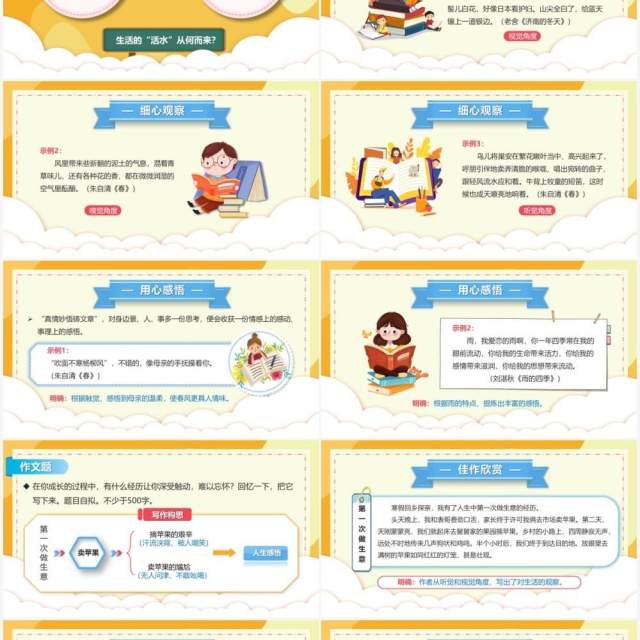 部编版七年级语文上册热爱生活热爱写作课件PPT模板 部编版七年级语文上册热爱生活热爱写作课件PPT模板