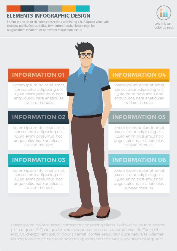 宣传DM单页画册信息图表模板设计 Infographics Template Design 宣传DM单页画册信息图表模板设计 Infographics Template Design