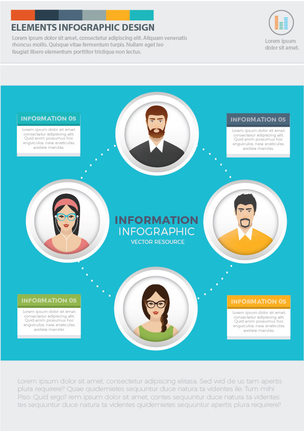 宣传DM单页画册信息图表模板设计 Infographics Template Design 宣传DM单页画册信息图表模板设计 Infographics Template Design
