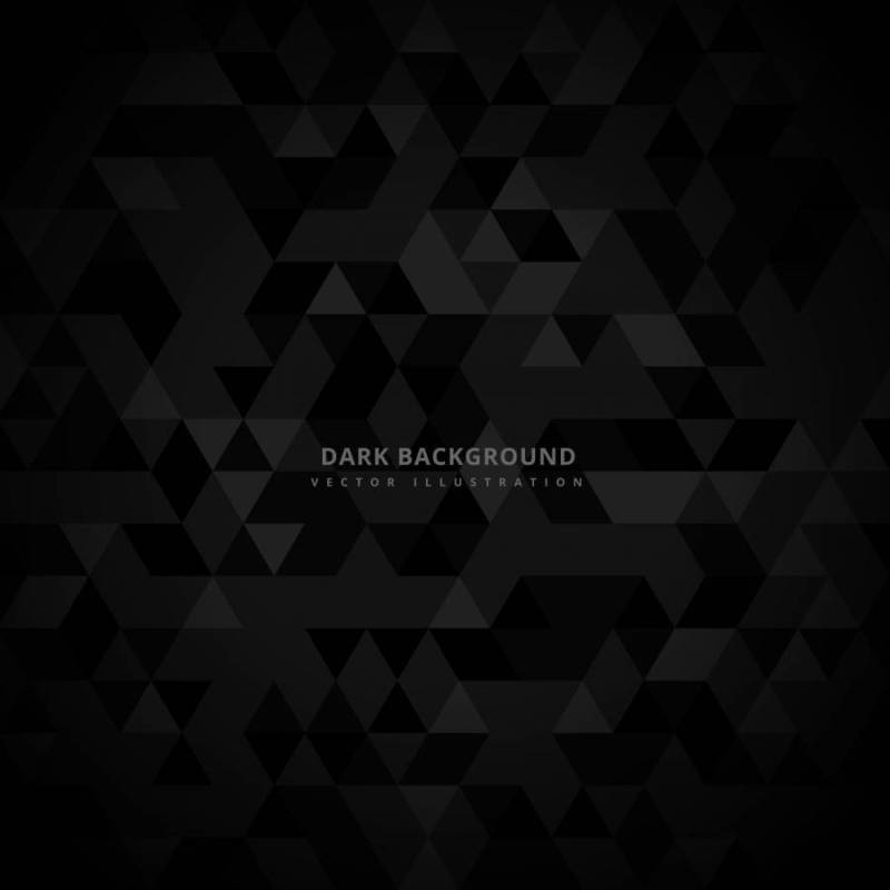 抽象三角黑暗背景矢量设计插画