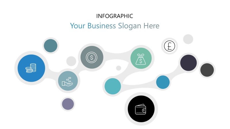 蓝色商务人物PPT图表-23