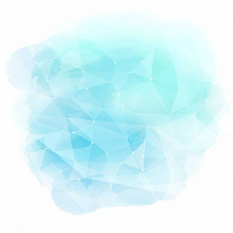 低聚设计水彩背景上