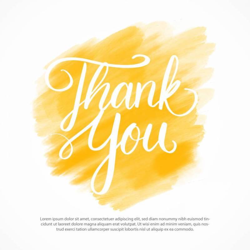 谢谢你刻字矢量