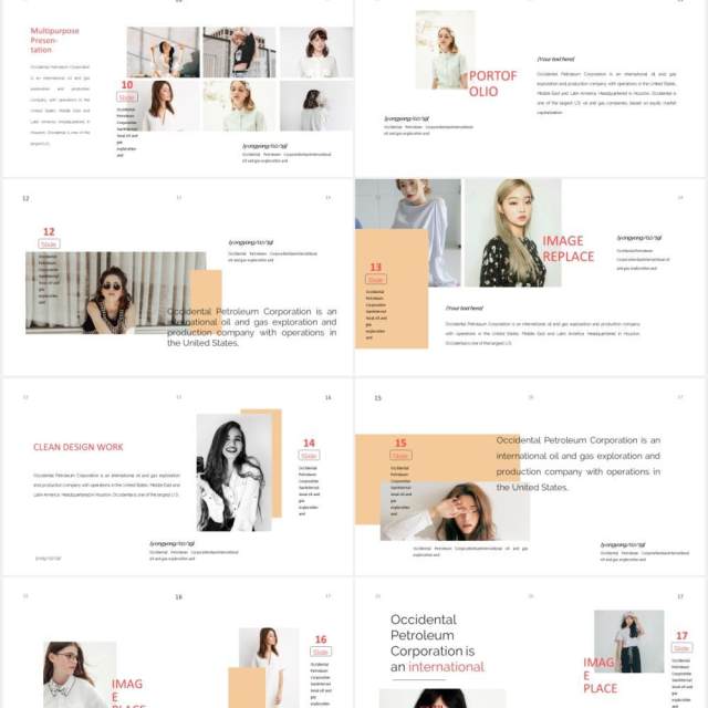 时尚简约作品展示PPT模板Yong - Powerpoint 时尚简约作品展示PPT模板Yong - Powerpoint