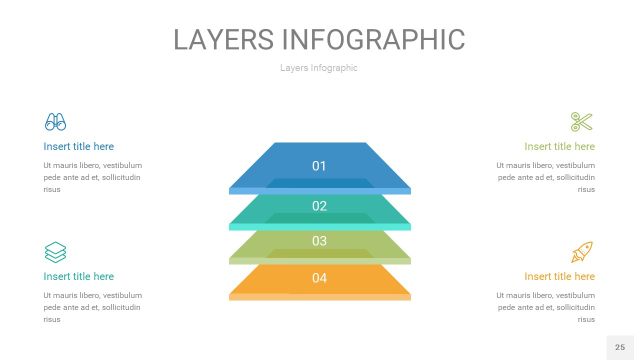 多彩3D分层PPT信息图25