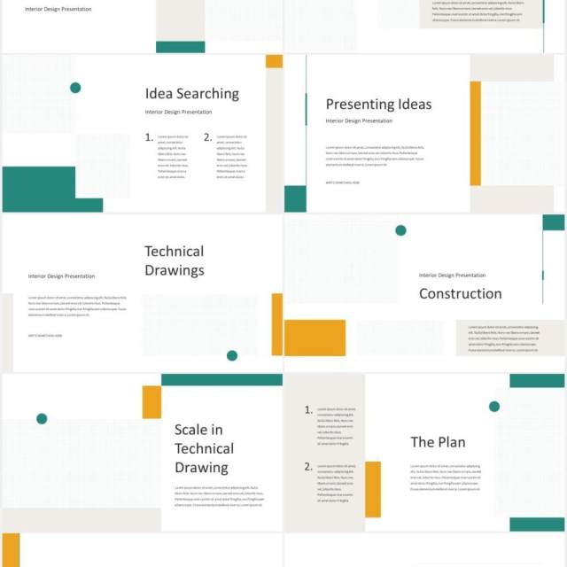 简约室内设计公司宣传介绍PPT模板图片排版设计INTERIA - Interior Design Powerpoint Template 简约室内设计公司宣传介绍PPT模板图片排版设计INTERIA - Interior Design Powerpoint Template