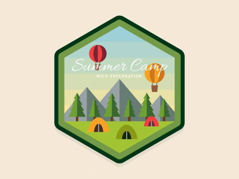 独特的夏令营补丁载体