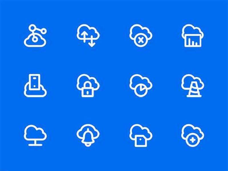 140 枚云计算图标