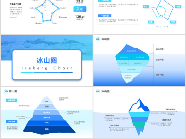 原创QC小组品管圈常用数据图表成果汇报ppt-版权可商用