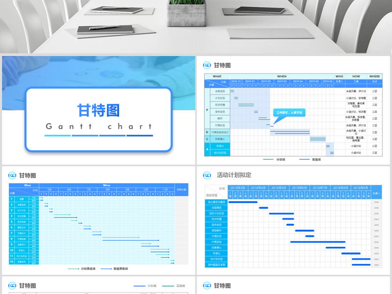 原创QC小组品管圈常用数据图表成果汇报ppt-版权可商用