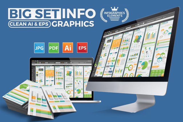 统计现代信息图形元素集设计素材Set Of Modern Infographics Elements Design 统计现代信息图形元素集设计素材Set Of Modern Infographics Elements Design