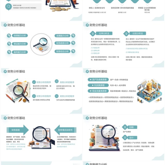企业财务管理经营分析方法PPT模板