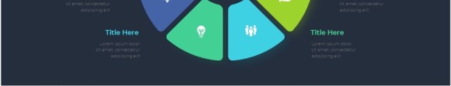 圆形图三角形信息图PPT模板Animated_Diagrams_Infographic_[Dark]
