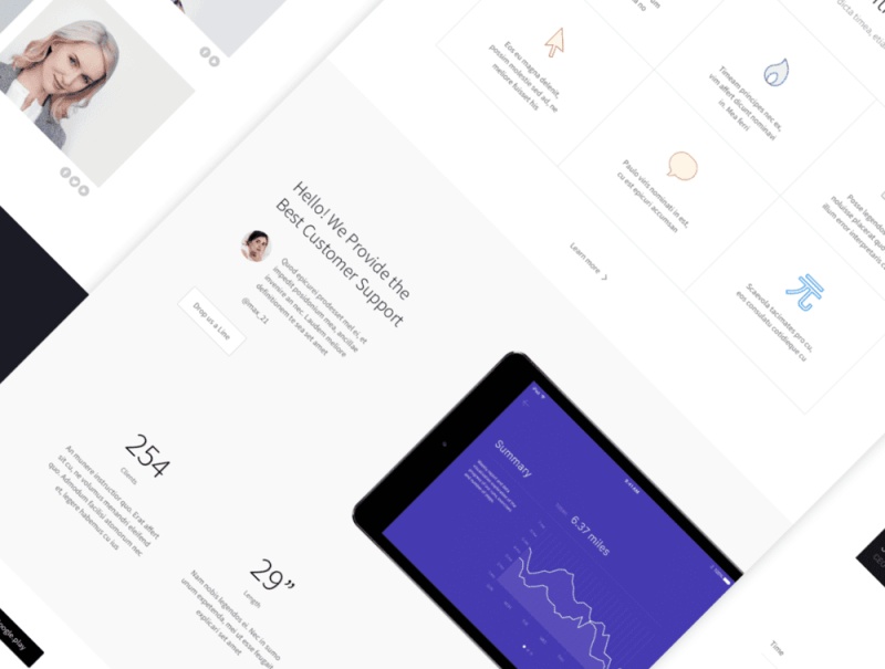 Web Design，Replacer UI Kit的最终草图UI工具包