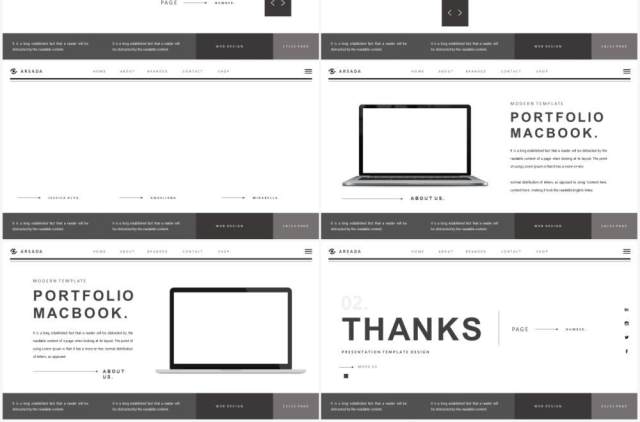 黑白简约欧美工作计划报告PPT模板ARSADA Powerpoint Template 黑白简约欧美工作计划报告PPT模板ARSADA Powerpoint Template