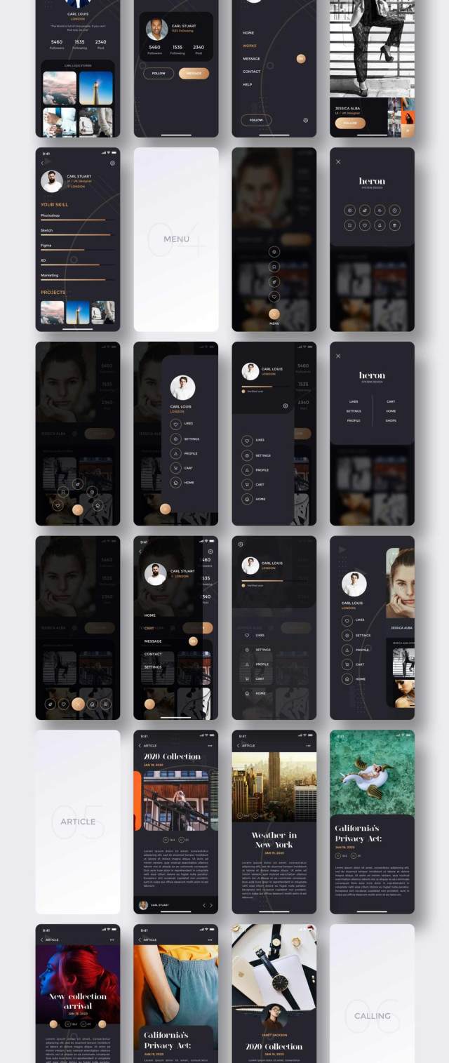 优雅的IOS UI套件,鹭 - IOS UI套件 优雅的IOS UI套件,鹭 - IOS UI套件