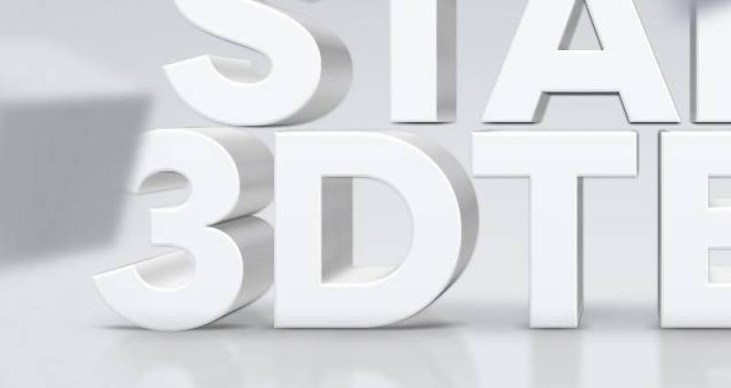 Psd 3D文字效果