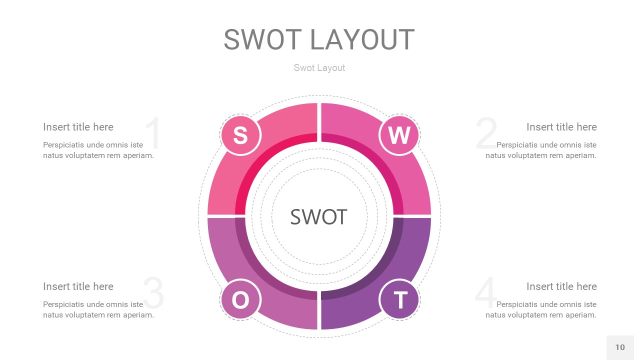 粉色SWOT图表PPT10 粉色SWOT图表PPT10