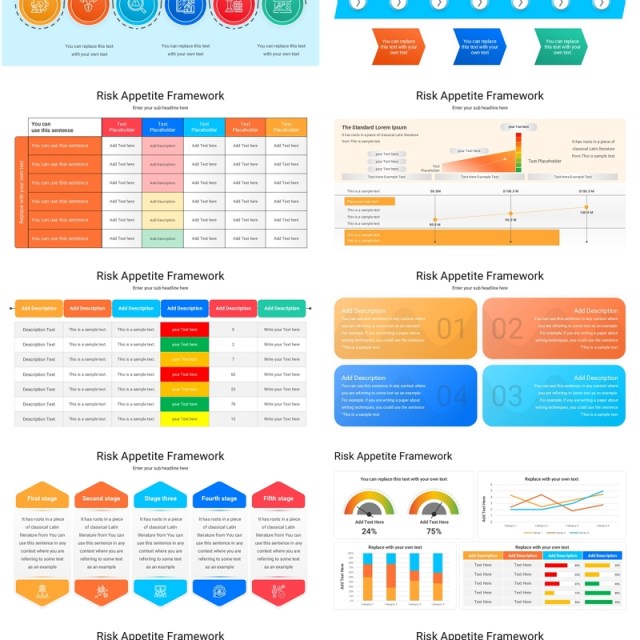 风险偏好框架信息图PPT模板Risk Appetite Framework