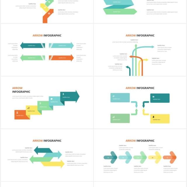 箭头信息图PPT素材Arrow Infographic Powerpoint Template