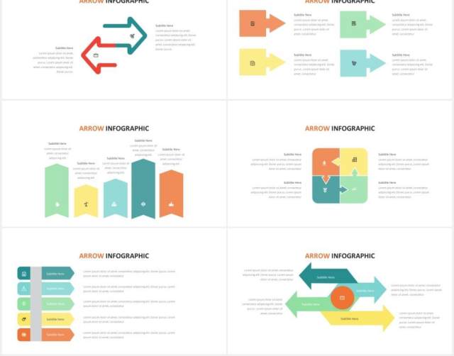 箭头信息图PPT素材Arrow Infographic Powerpoint Template